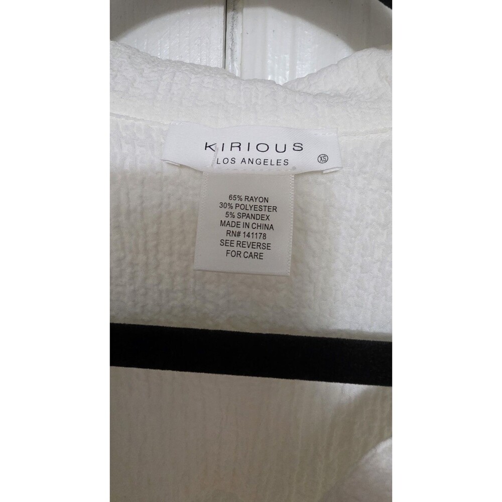 White Kirious Los Angeles top XS - Picture 2 of 4